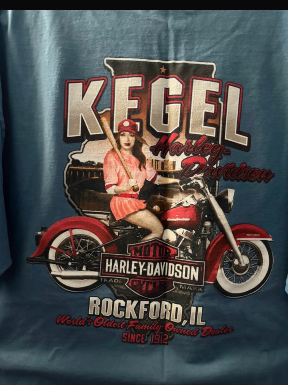 Rockford, ll Harley Davidson Dealership T-Shirt